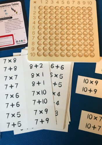 WOODEN MONTESSORI MULTIPLICATION BOARD GAME photo review