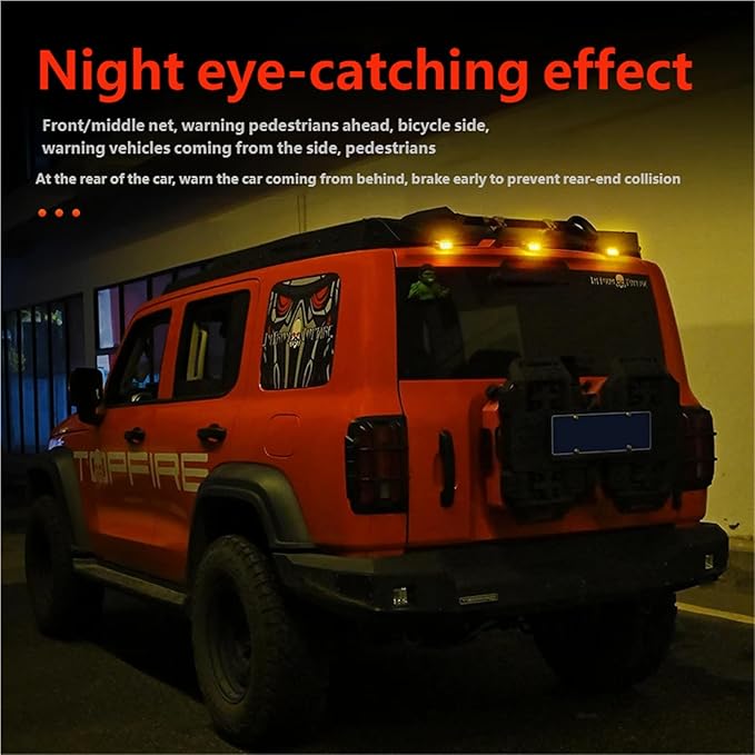 Solar Car Roof RGB Strobe Light