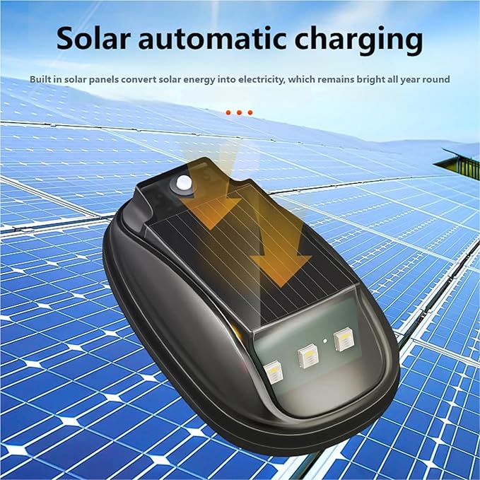 Solar Car Roof RGB Strobe Light